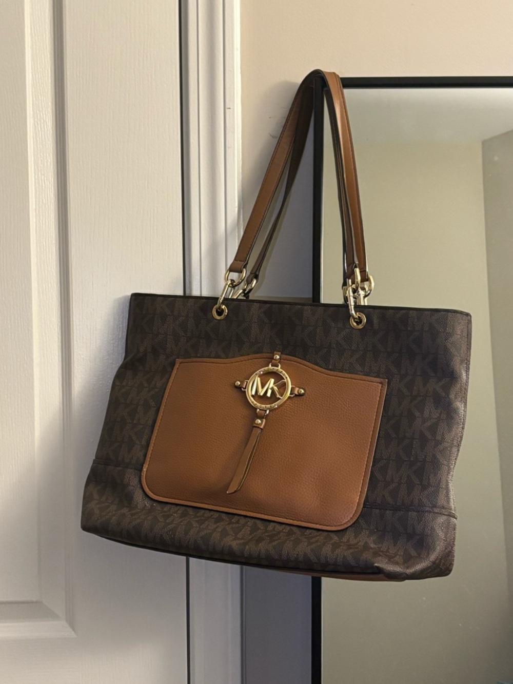 Michael Kors Brown Tote Bag